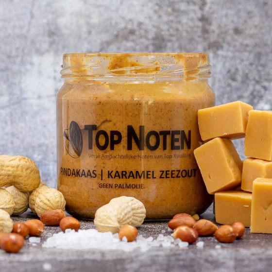 Pindakaas karamel-zeezout