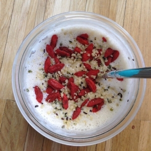 Gebruik noten voor je ontbijt Gebruik noten voor je ontbijt