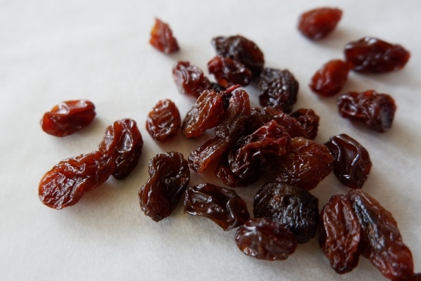 Rozijnen zijn een heerlijk, verantwoord tussendoortje